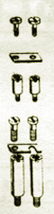 SHORTING LINK & STUD FOR CLIP ON TYPE TERMINAL